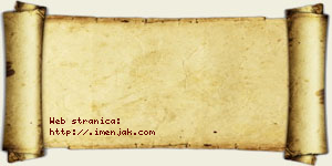 Isak Minšić vizit kartica